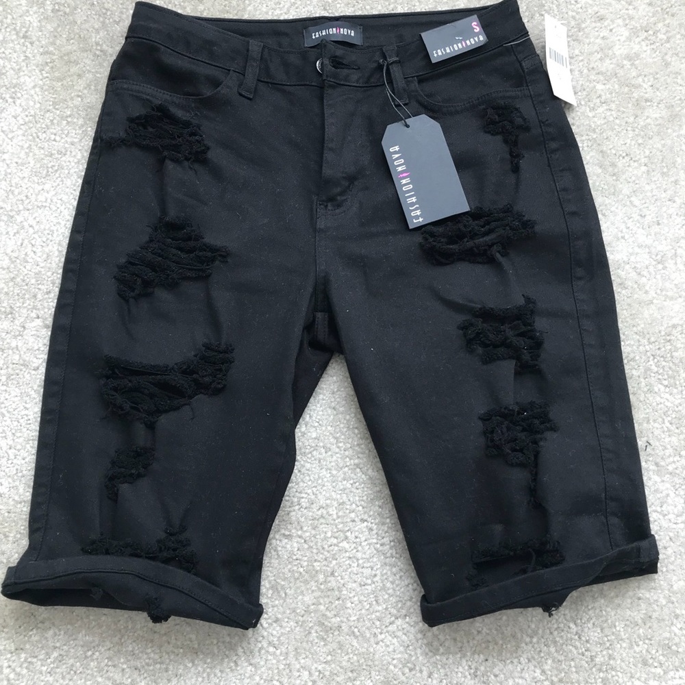 Black shorts